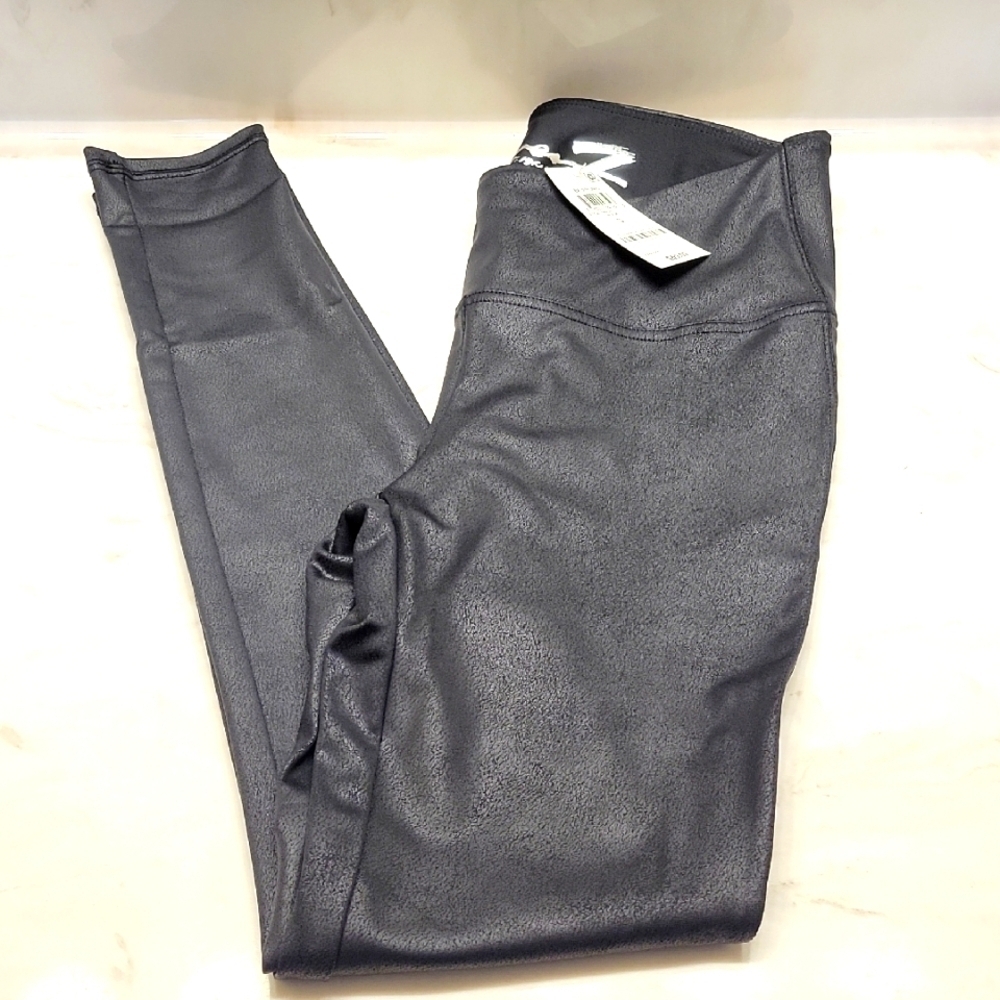 Black Faux Leather Leggings NWT Size S